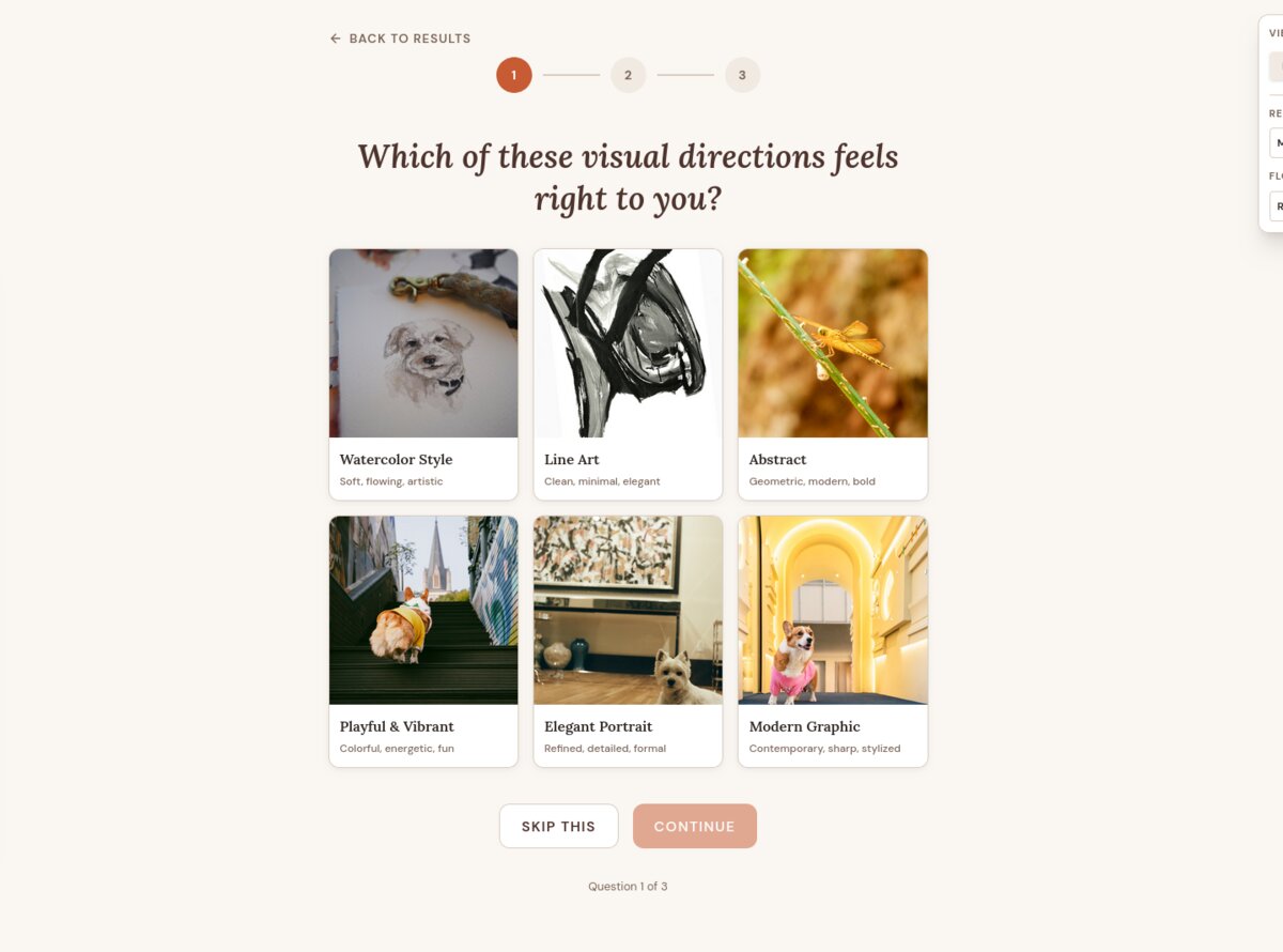 Refine your visual direction